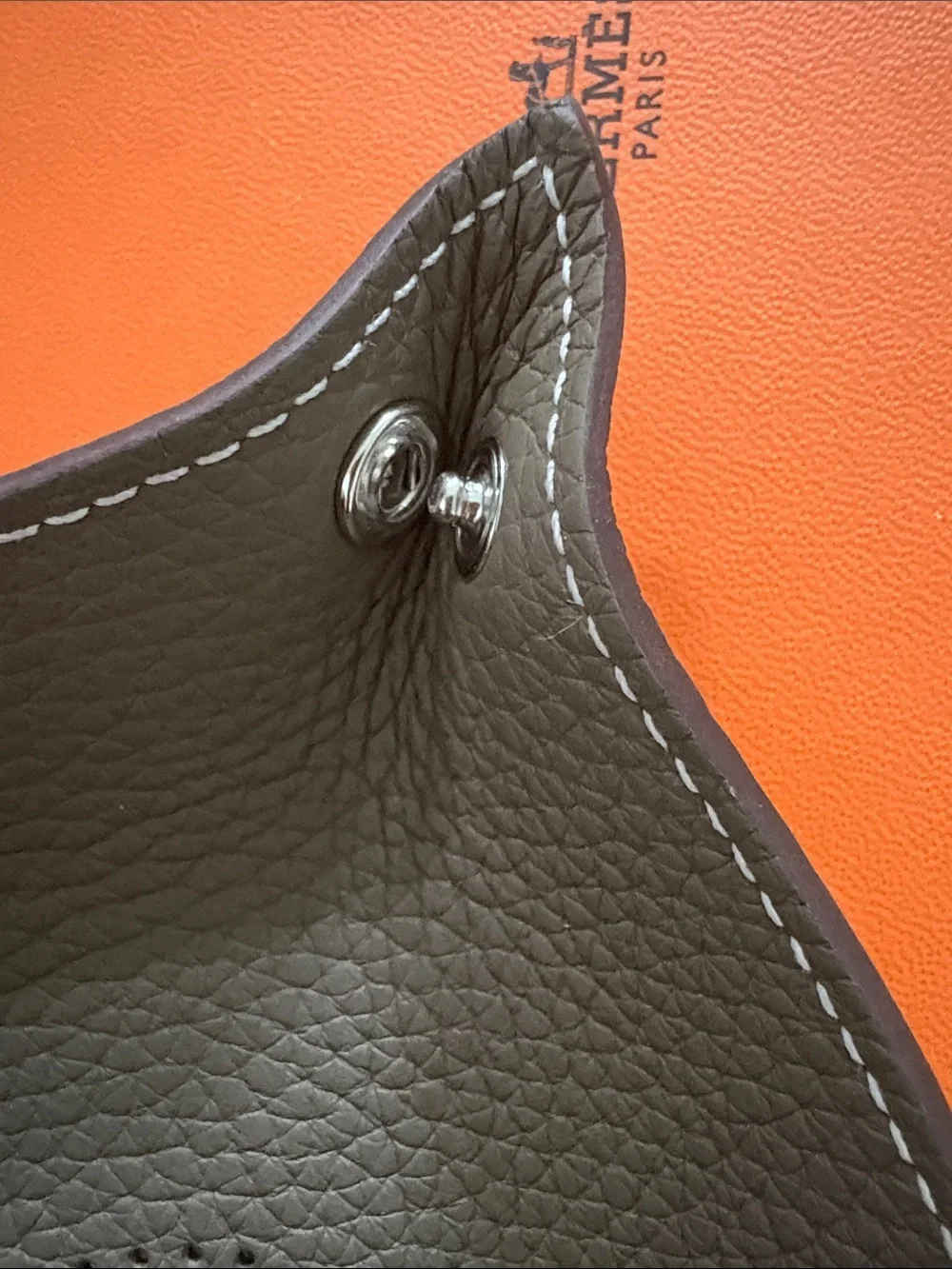 Hermès Mises et Relances H Evelyne Mini Change Tray Brown New In Box